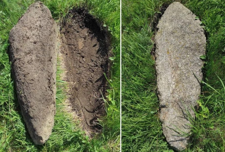 На Дніпропетровщині знайшли унікальну стелу бронзового віку