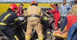 На Днепропетровщине произошло двойное ДТП, в результате которого пострадал 84-летний водитель - рис. 1