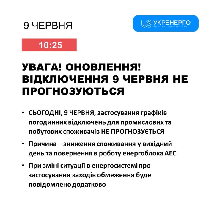 Целый день со светом: в Днепре и области отменили графики отключений - рис. 1