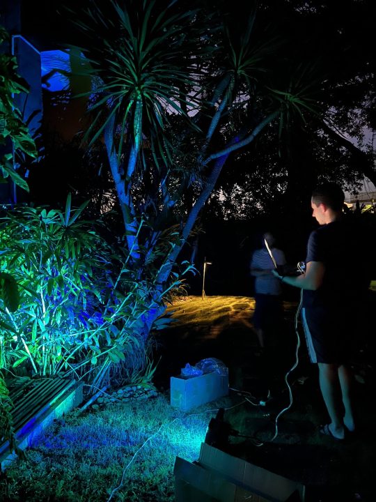 На острові поблизу Дубаю дніпровські митці створили унікальний світловий проєкт