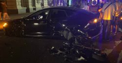 ДТП у центрі Дніпра: автомобіль зіткнувся з мотоциклістом