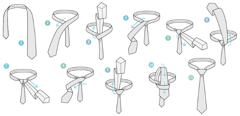 Как правильно завязать галстук: пошаговое руководство с фото и видео