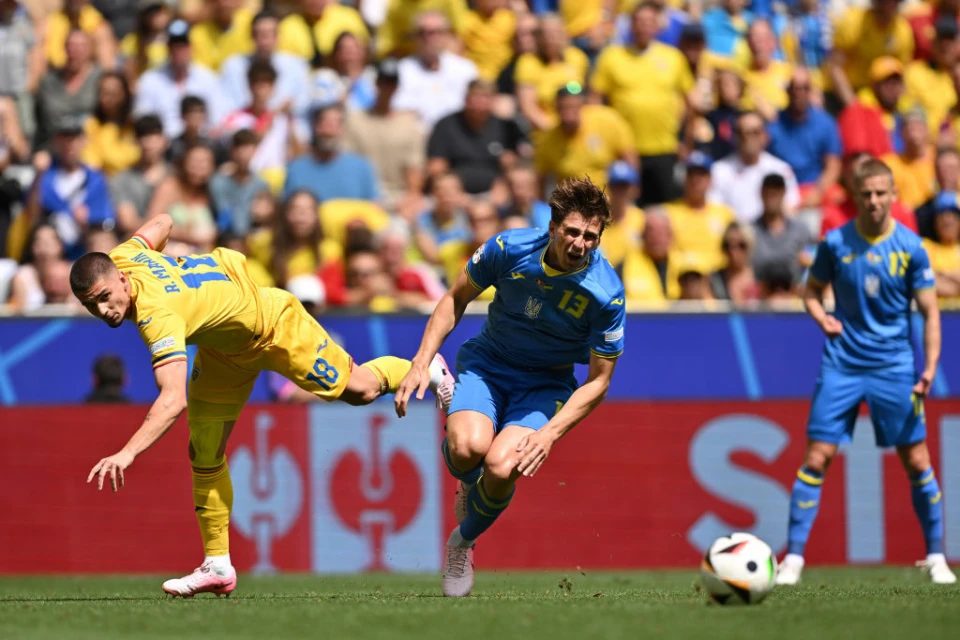 Збірна України поступилася Румунії у першому матчі на Євро-2024