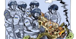 Відомий український художник зобразив зруйнований будинок у Кривому Розі