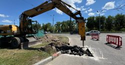 На Набережній Перемоги у Дніпрі вже на 50 % відремонтували аварійний колектор