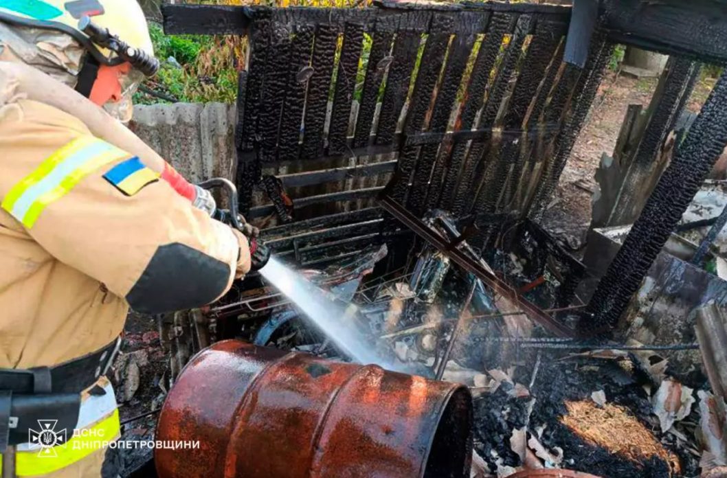 На Дніпропетровщині внаслідок пожежі отримала травми 62-річна жінка