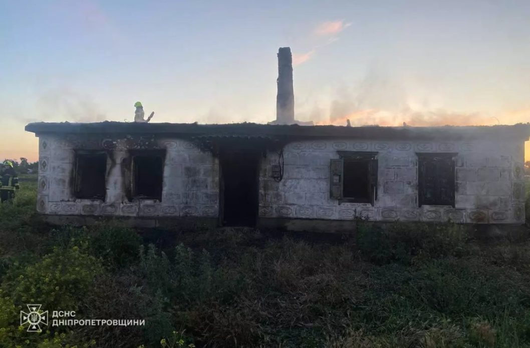 На Дніпропетровщині під час гасіння пожежі виявили тіло людини