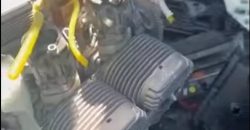 Мотор от "Шахеда" пробил авто жителя Днепра во время ночной атаки - рис. 4