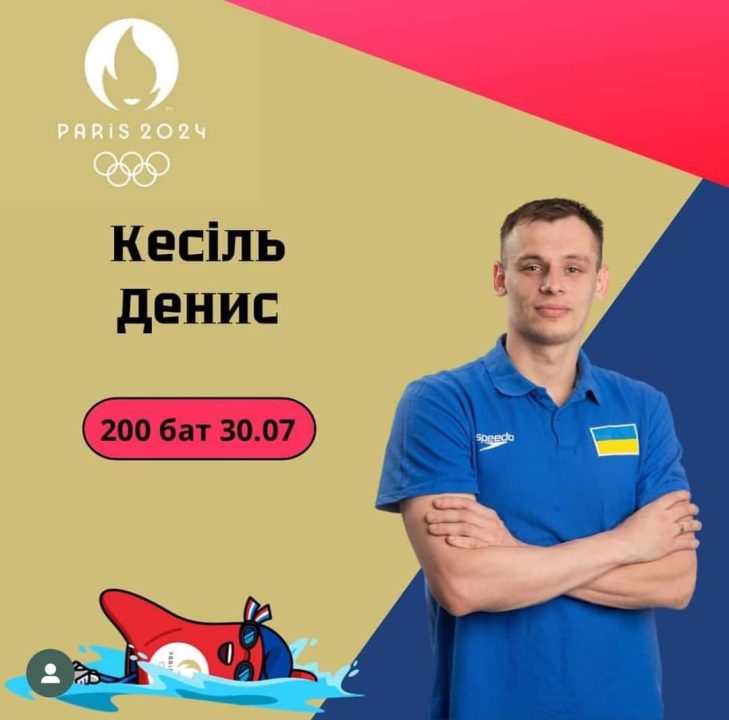 Плавець із Дніпра Денис Кесіль вибув зі змагань на Олімпіаді в Парижі - рис. 1