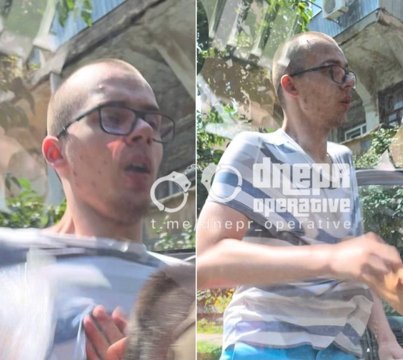 У Дніпрі на вулиці Володимира Антоновича чоловік напав на військового капелана зі словами "слава росії" - рис. 1