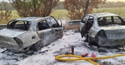 На Днепропетровщине столкнулись и дотла сгорели две легковушки: есть жертвы - рис. 18