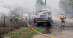 У передмісті Дніпра під час руху спалахнула вантажівка: постраждав водій - рис. 4