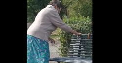 У Дніпрі пенсіонерка перехрестила лавочку, перш ніж сісти на неї - рис. 1