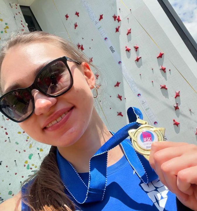 Спортсменка из Днепра завоевала «бронзу» Кубка Европы по скалолазанию в Италии - рис. 1