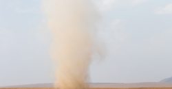 В пригороде Днепра заметили огромный пылевой вихрь - рис. 4