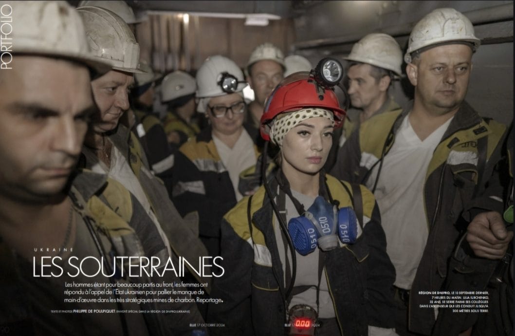 Французький журнал розповів про жінок-шахтарів із Дніпропетровщини