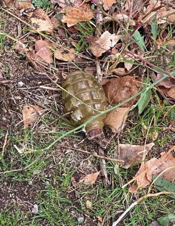 В Днепре возле учебного заведения нашли боевую гранату: на месте работают правоохранители - рис. 1