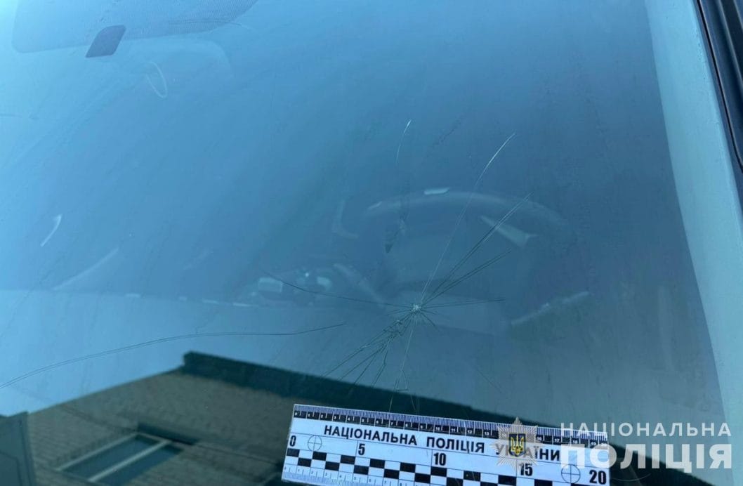 На Днепропетровщине пьяный мужчина угрожал полицейским топором и повредил служебный автомобиль - рис. 2