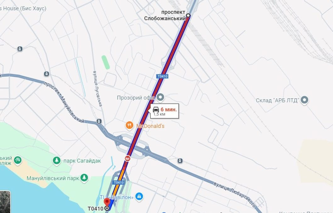 У Дніпрі через ДТП утворився величезний затор